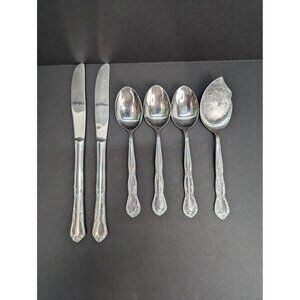 Vintage Silhouette Stainless Flatware Lot of 6 Pieces Read Description